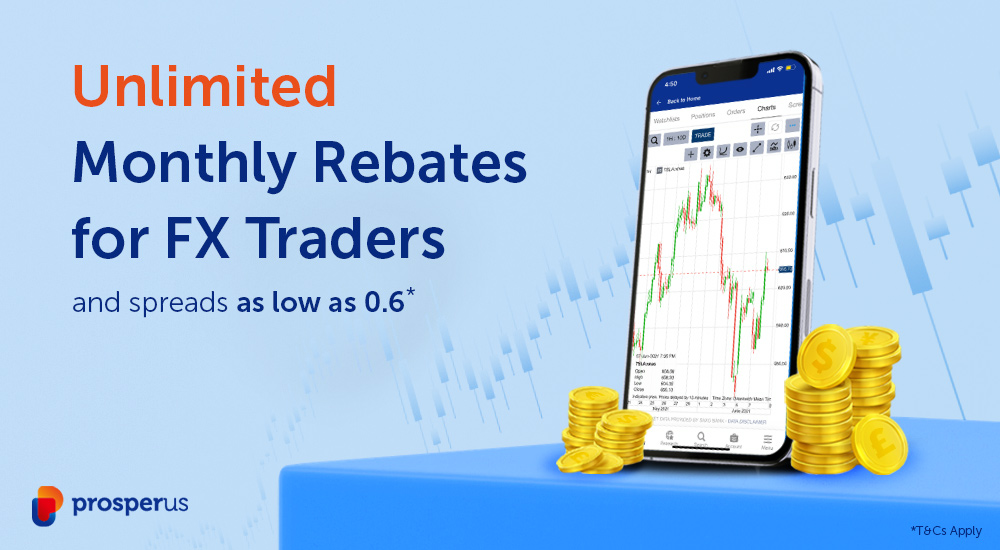 Unlimited Monthly Rebates for FX Traders and spreads as low as 0.6